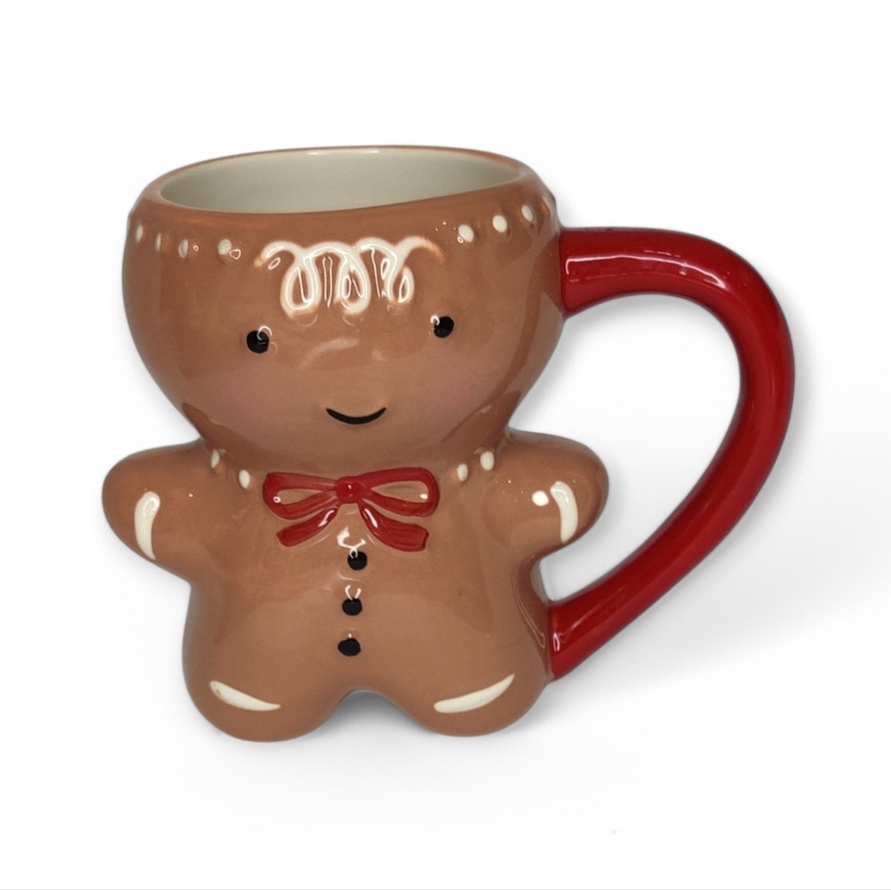 Threshold Gingerbread Man Boy Hot Cocoa Christmas Coffee Mug